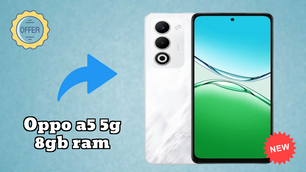 OPPO A5 5G 8GB RAM Display Technology: LCD Quality