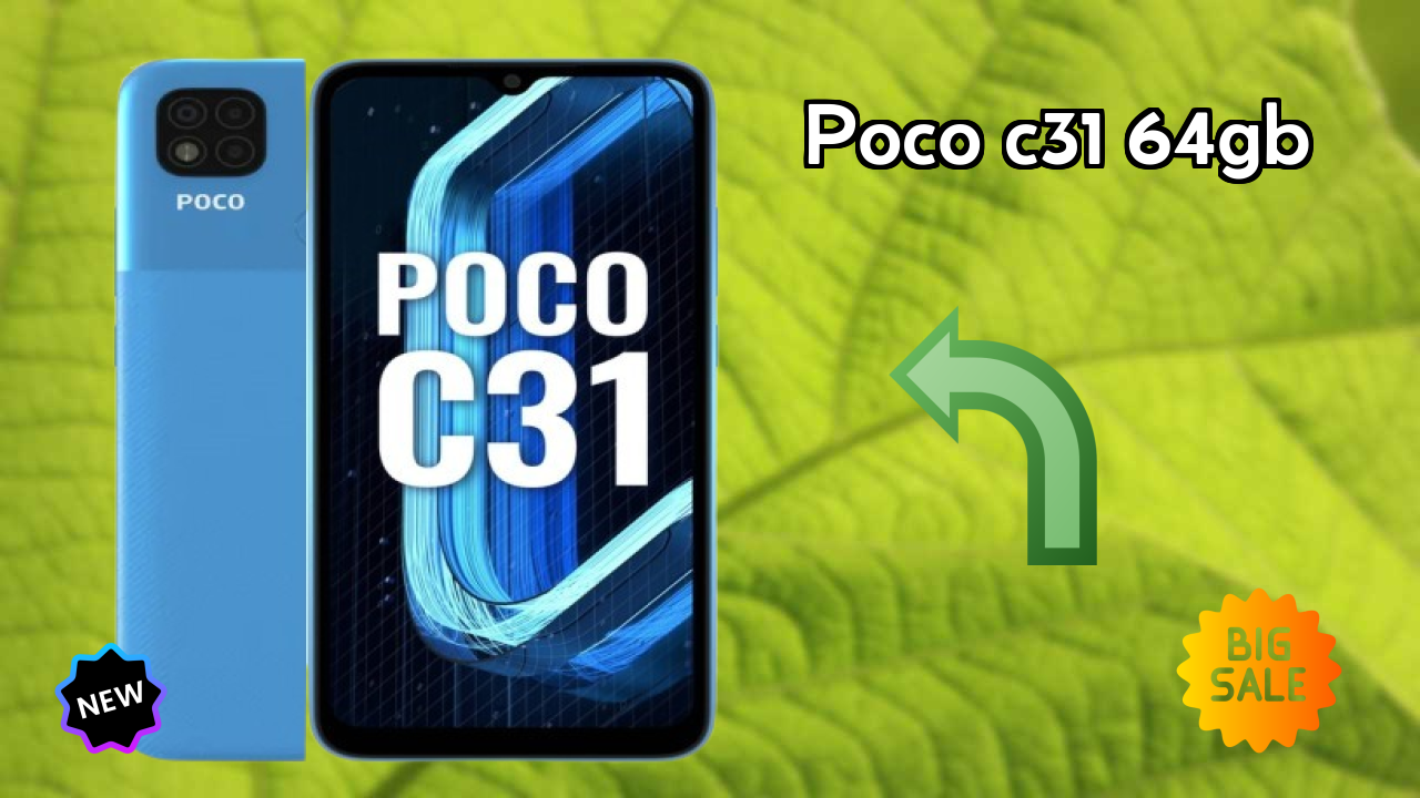 POCO C31 64GB at ₹6,980 - Best Features Explained