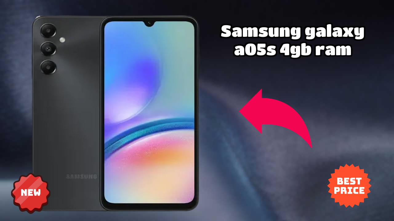 Samsung Galaxy A05s 4GB RAM Display Review: PLS LCD Screen Size