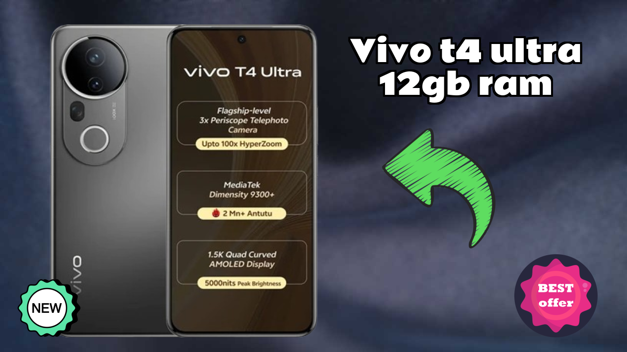 Vivo T4 Ultra 12GB RAM Price Analysis: ₹37,999 Value Check