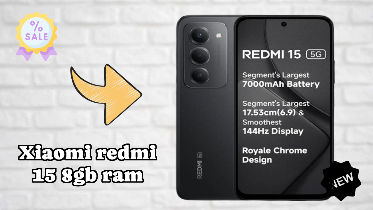 Xiaomi Redmi 15 8GB RAM Price Drop: Now at ₹15,998 Only